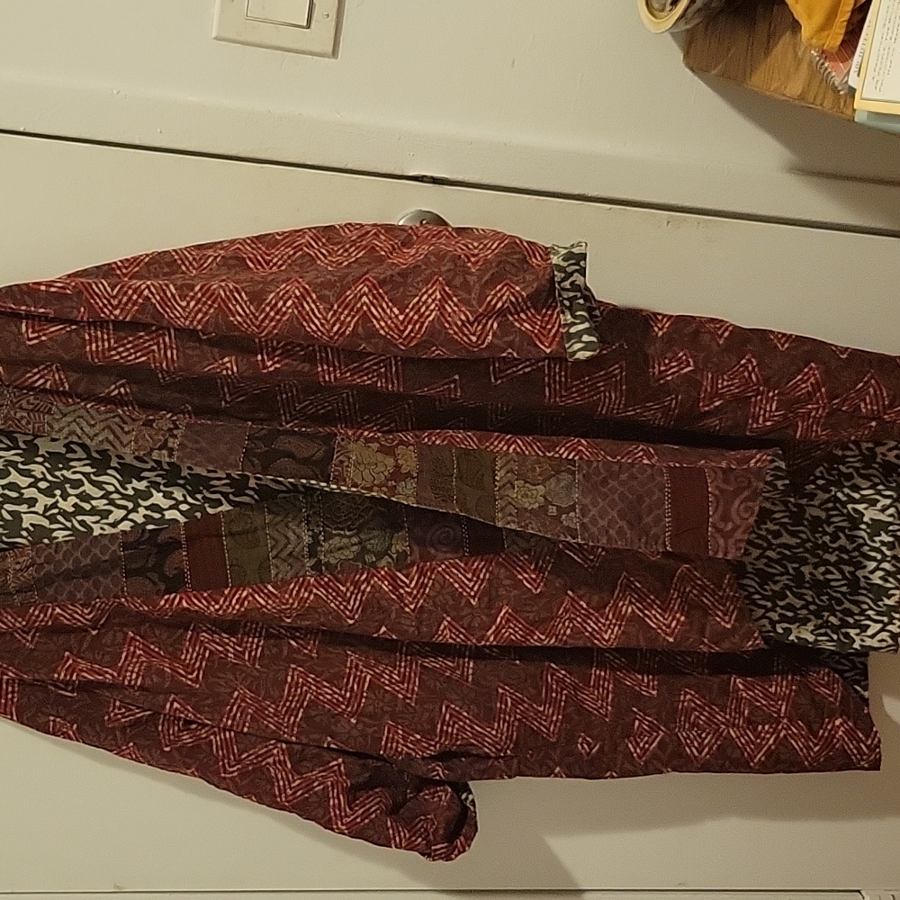 Beautiful asymmetric reversible  jacket